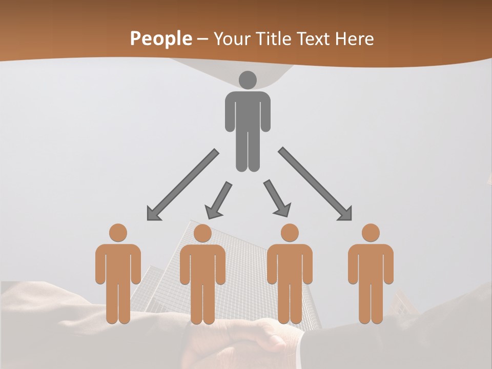 Business Handshake Concept PowerPoint Template