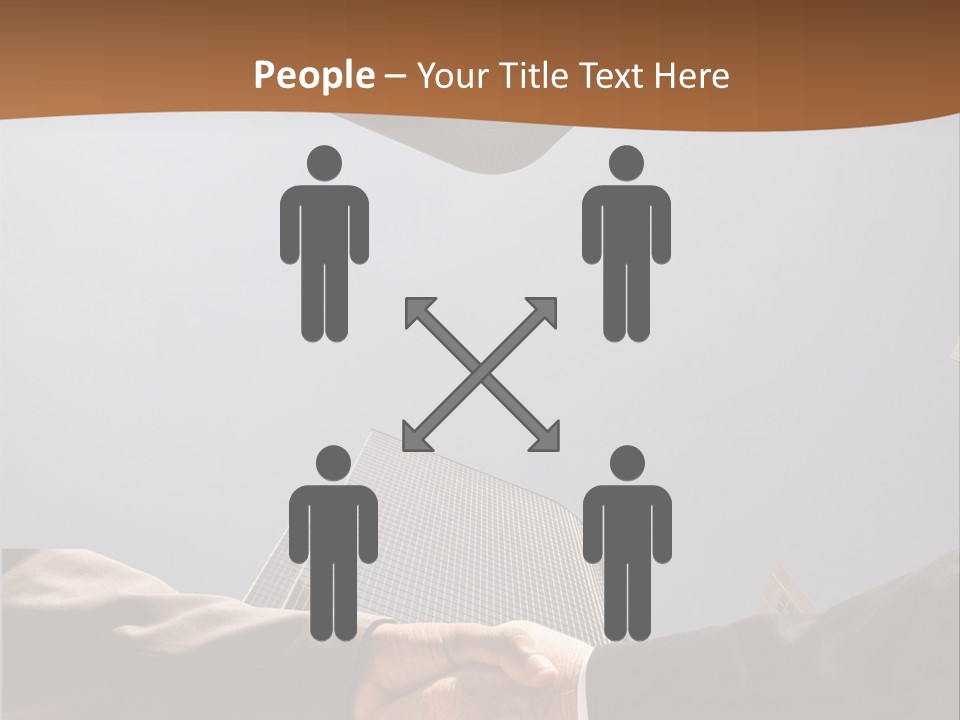 Business Handshake Concept PowerPoint Template