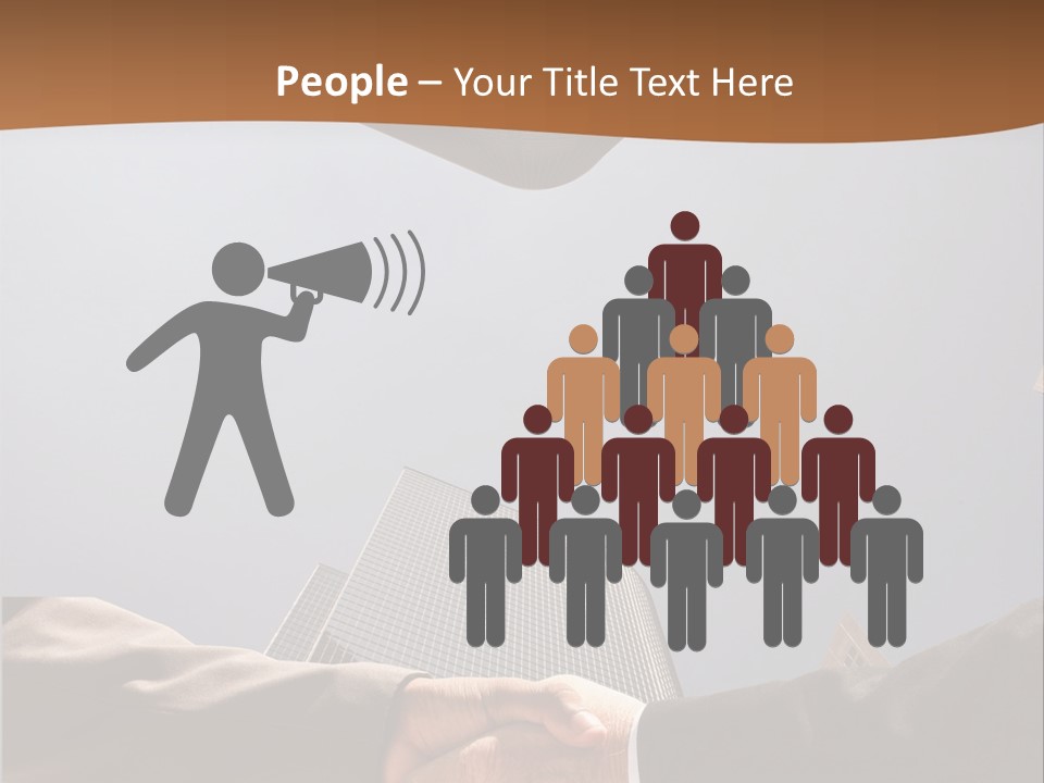 Business Handshake Concept PowerPoint Template