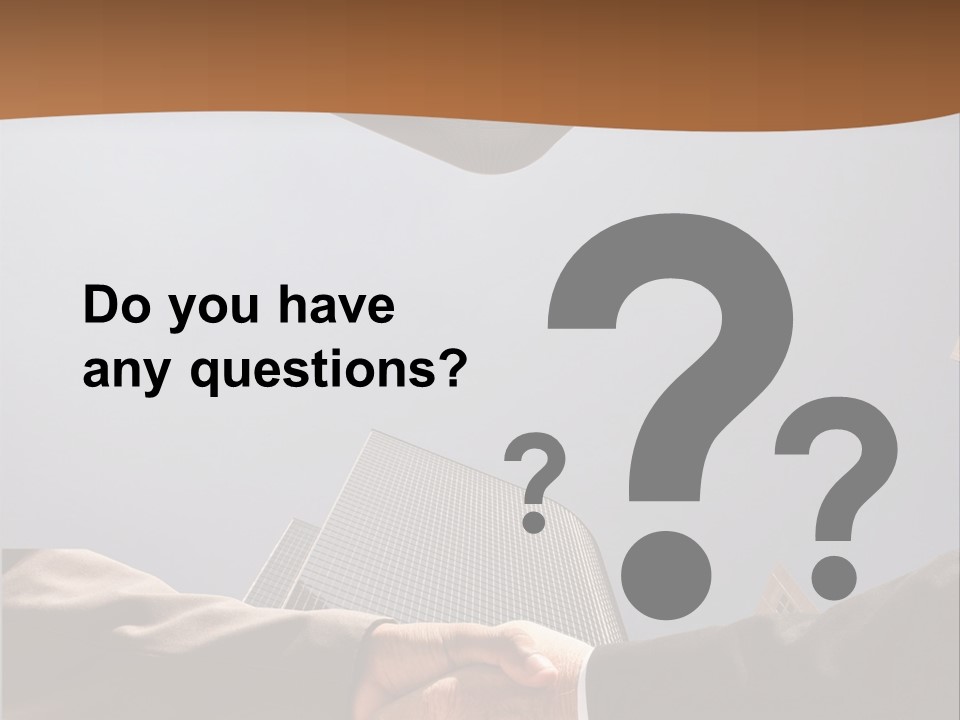 Business Handshake Concept PowerPoint Template