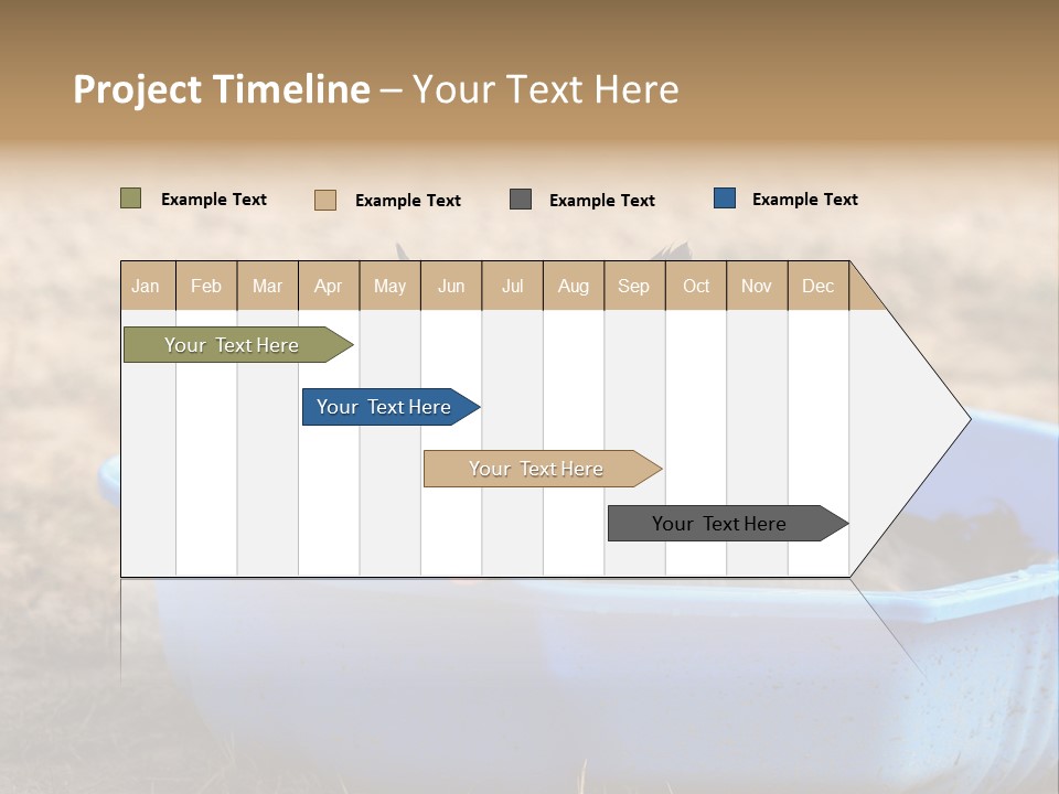 A Dog Sitting In A Blue Tub With His Tongue Out PowerPoint Template