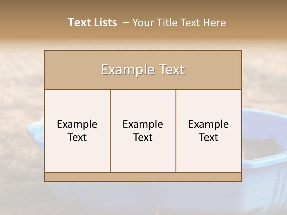 A Dog Sitting In A Blue Tub With His Tongue Out PowerPoint Template