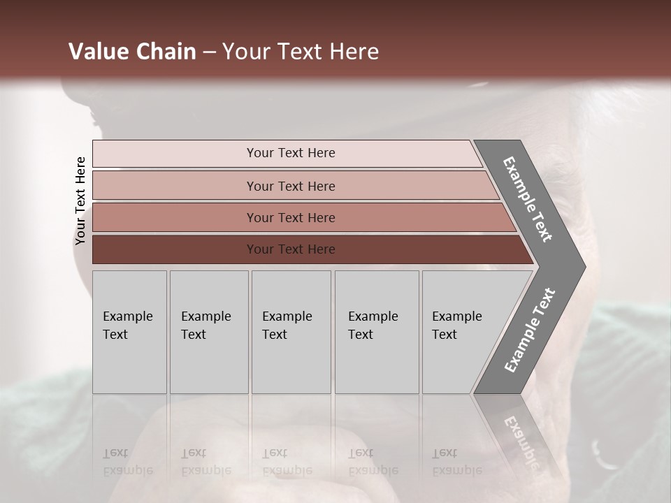 Sad Old Man PowerPoint Template