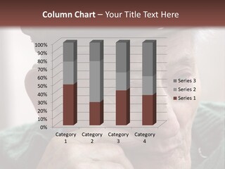 Sad Old Man PowerPoint Template