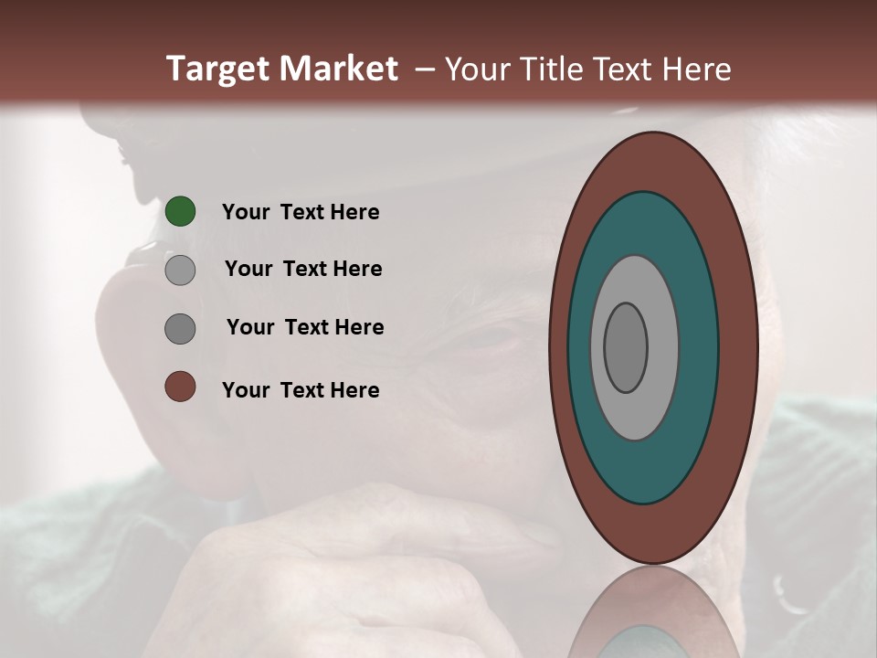 Sad Old Man PowerPoint Template