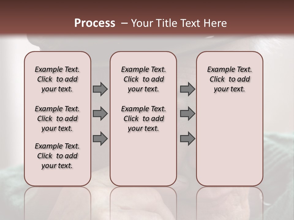 Sad Old Man PowerPoint Template