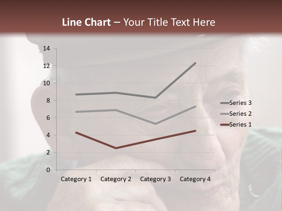 Sad Old Man PowerPoint Template
