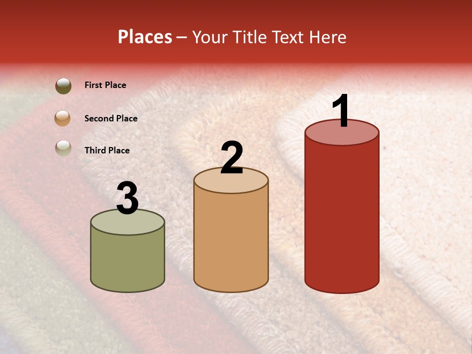 Samples Of Color Of A Carpet Covering PowerPoint Template