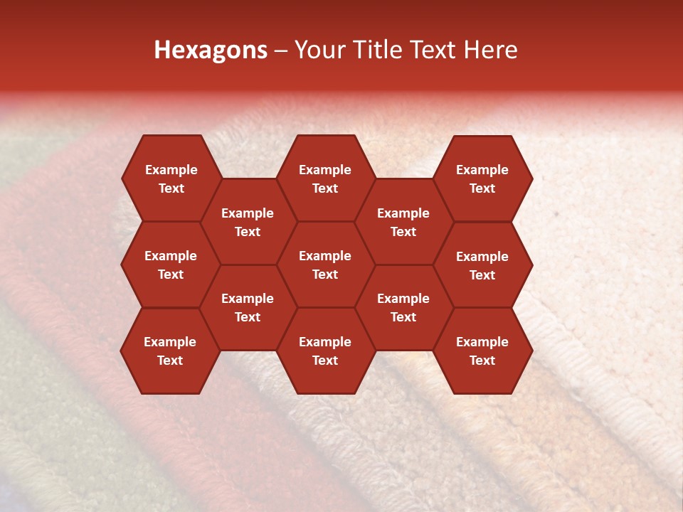 Samples Of Color Of A Carpet Covering PowerPoint Template