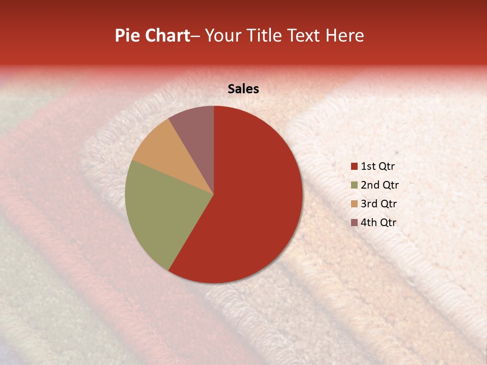 Samples Of Color Of A Carpet Covering PowerPoint Template