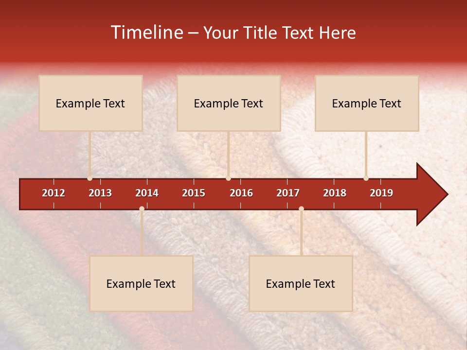 Samples Of Color Of A Carpet Covering PowerPoint Template