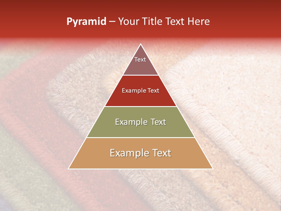 Samples Of Color Of A Carpet Covering PowerPoint Template