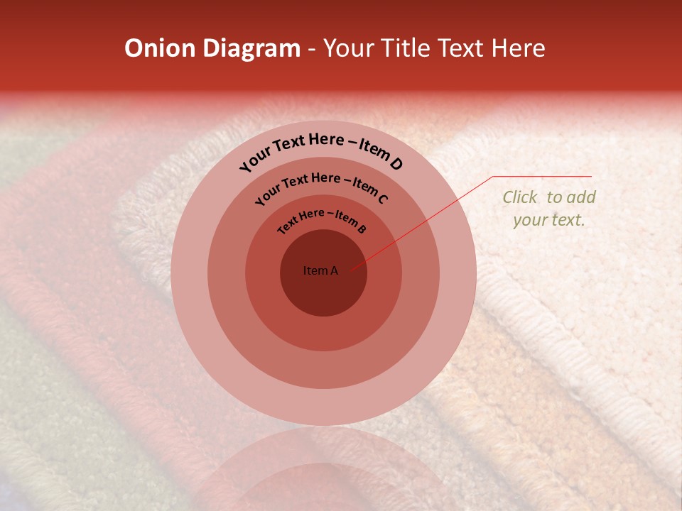 Samples Of Color Of A Carpet Covering PowerPoint Template