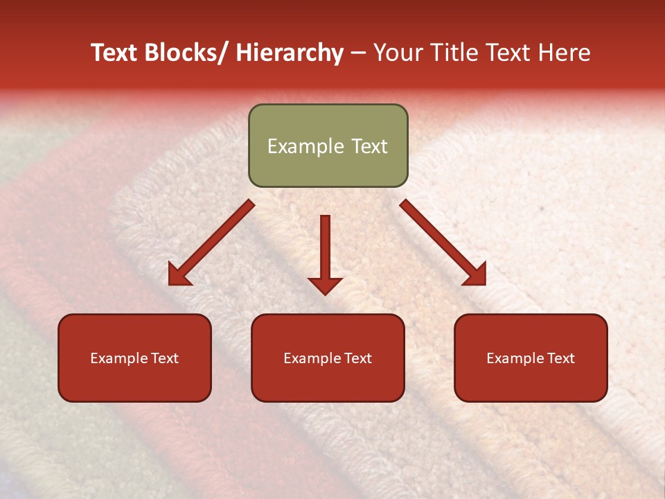 Samples Of Color Of A Carpet Covering PowerPoint Template
