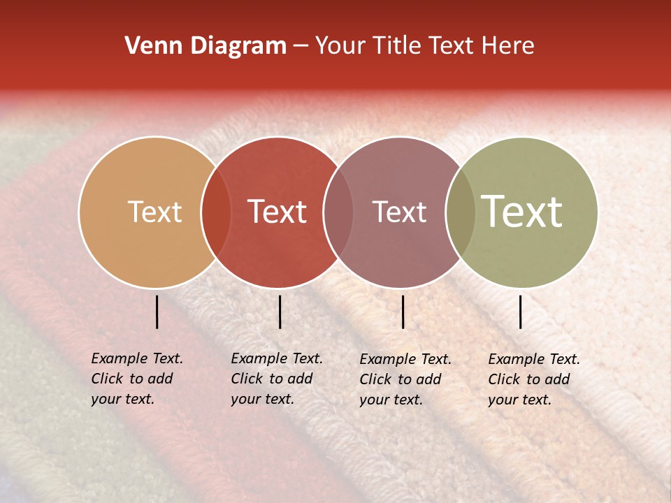 Samples Of Color Of A Carpet Covering PowerPoint Template