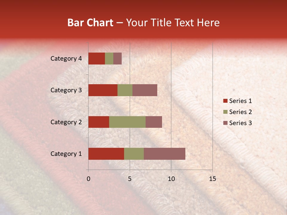 Samples Of Color Of A Carpet Covering PowerPoint Template