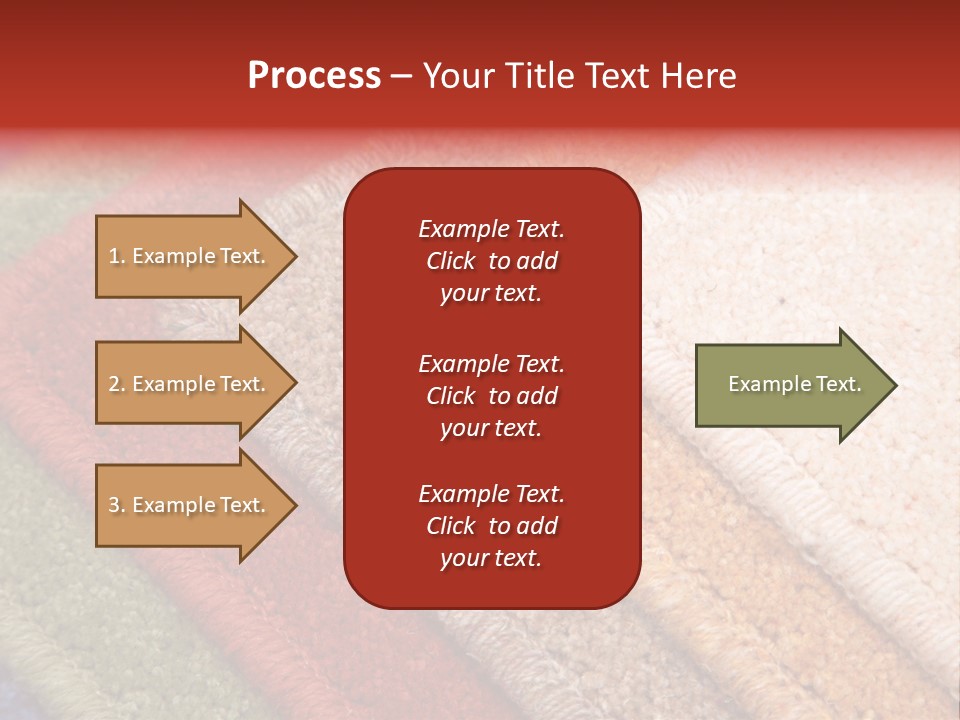 Samples Of Color Of A Carpet Covering PowerPoint Template
