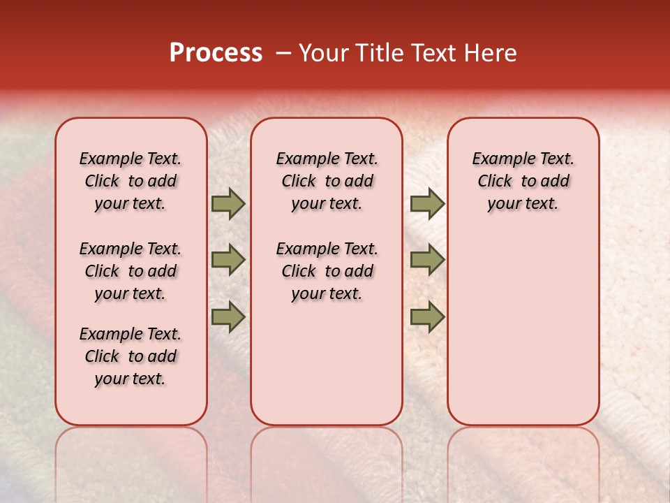 Samples Of Color Of A Carpet Covering PowerPoint Template
