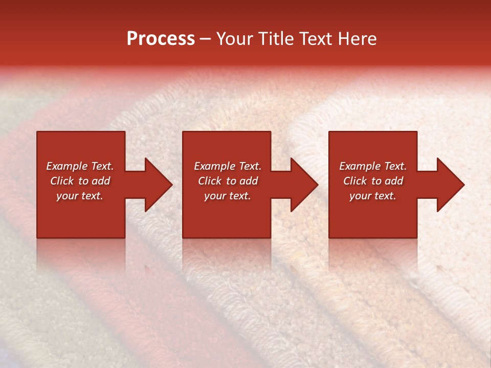 Samples Of Color Of A Carpet Covering PowerPoint Template