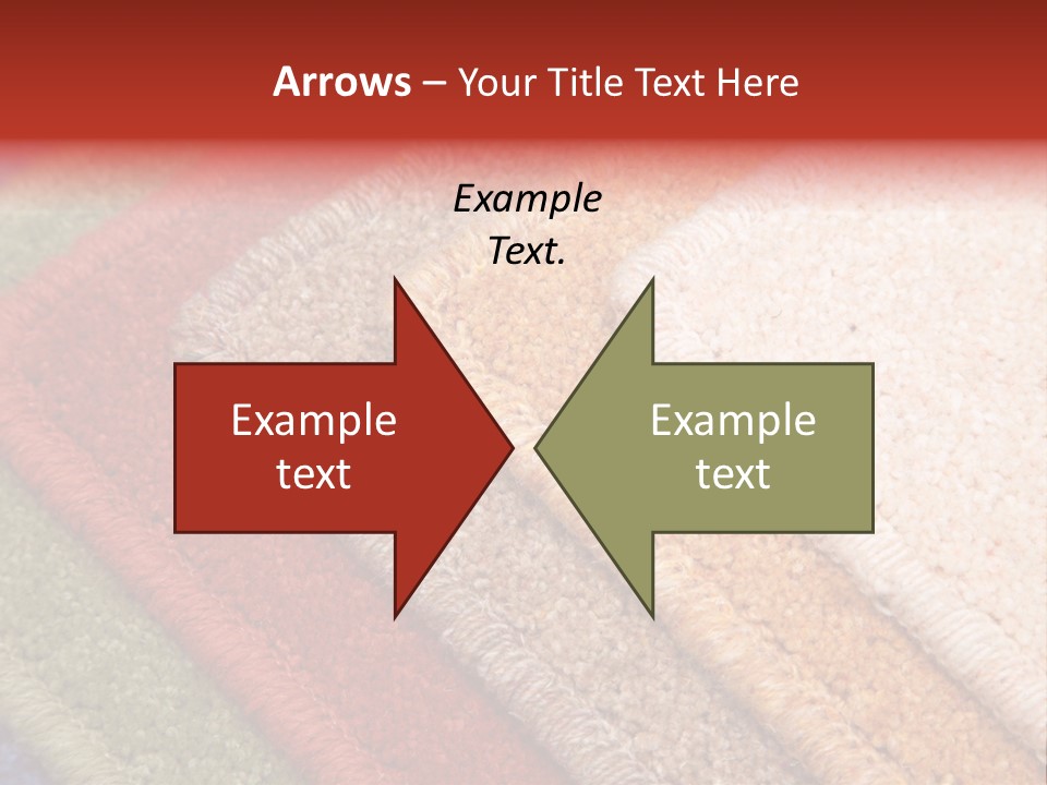 Samples Of Color Of A Carpet Covering PowerPoint Template