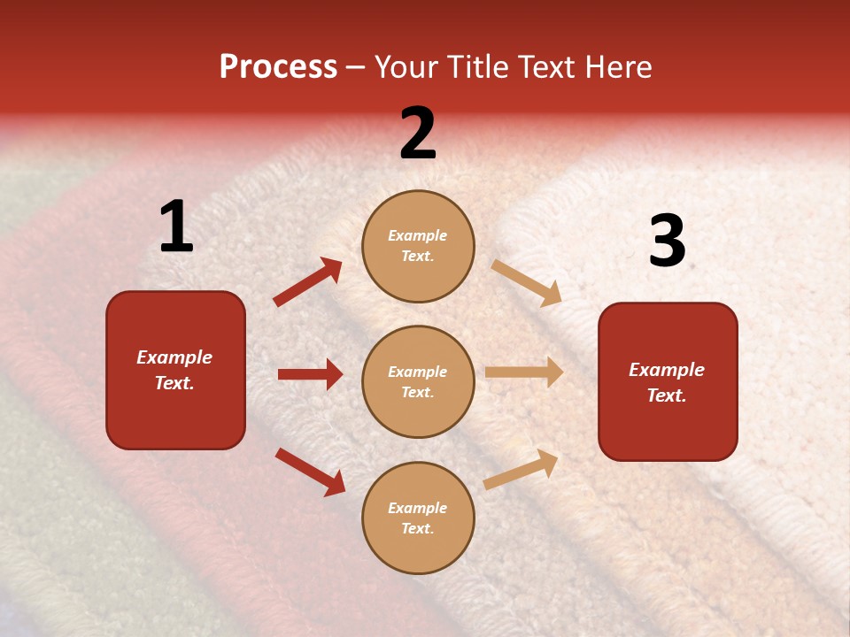 Samples Of Color Of A Carpet Covering PowerPoint Template