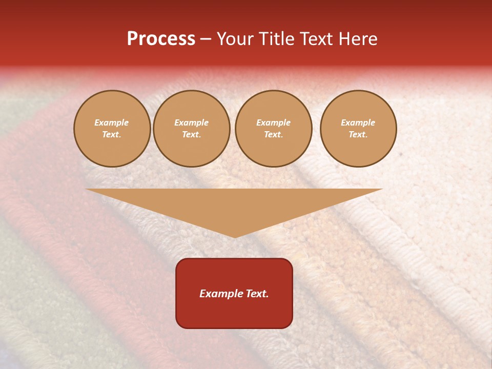Samples Of Color Of A Carpet Covering PowerPoint Template