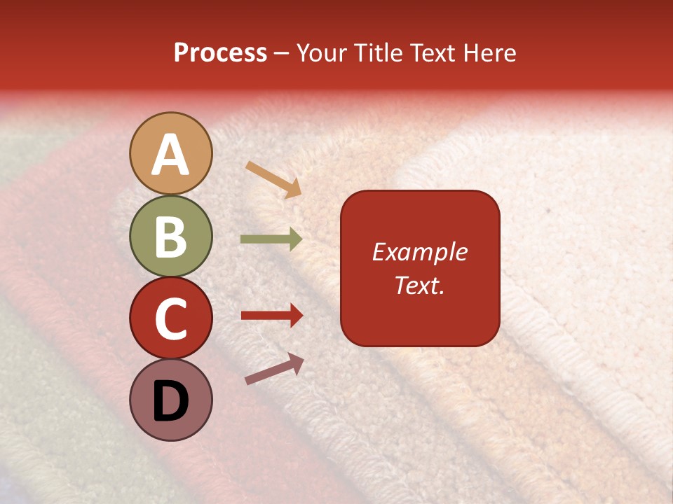 Samples Of Color Of A Carpet Covering PowerPoint Template