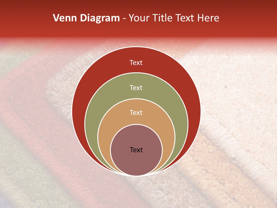 Samples Of Color Of A Carpet Covering PowerPoint Template