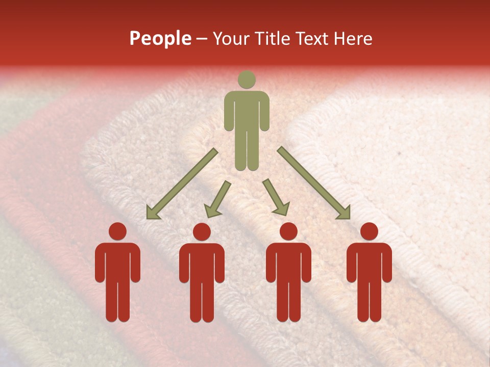 Samples Of Color Of A Carpet Covering PowerPoint Template