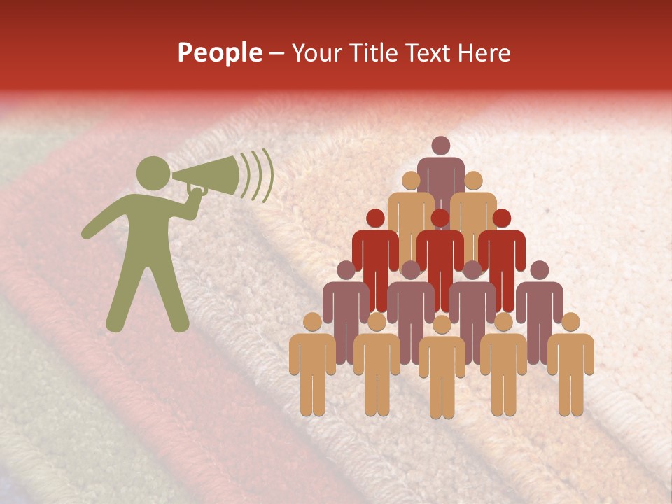 Samples Of Color Of A Carpet Covering PowerPoint Template