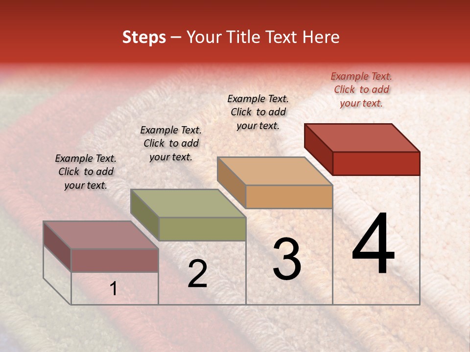 Samples Of Color Of A Carpet Covering PowerPoint Template