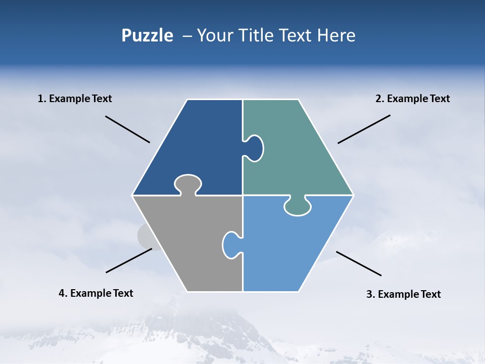 Snowboarder Jumping High In The Air PowerPoint Template