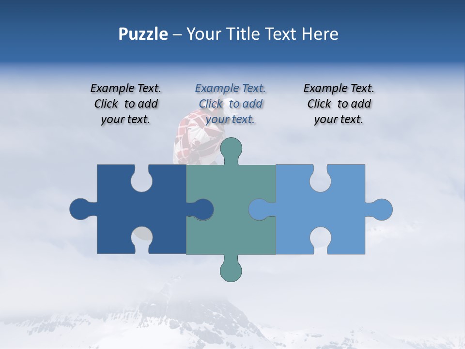 Snowboarder Jumping High In The Air PowerPoint Template