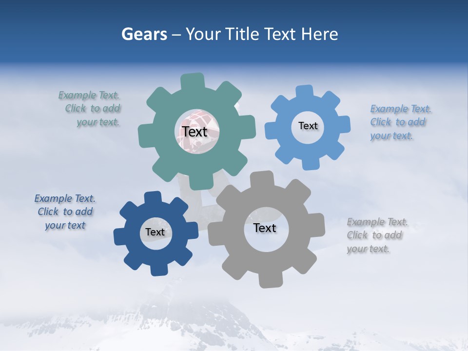 Snowboarder Jumping High In The Air PowerPoint Template