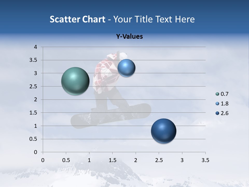 Snowboarder Jumping High In The Air PowerPoint Template