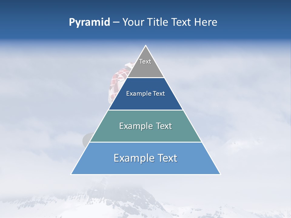 Snowboarder Jumping High In The Air PowerPoint Template