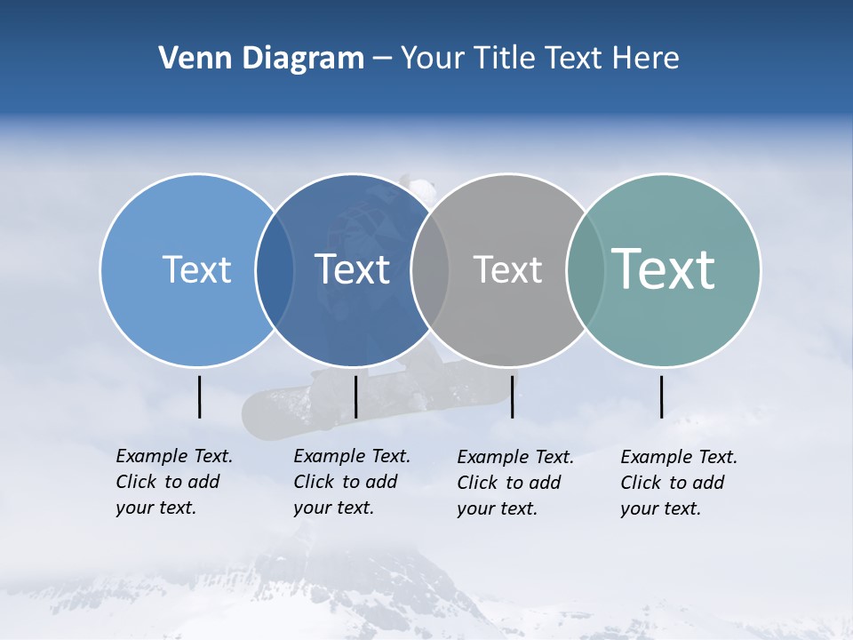 Snowboarder Jumping High In The Air PowerPoint Template
