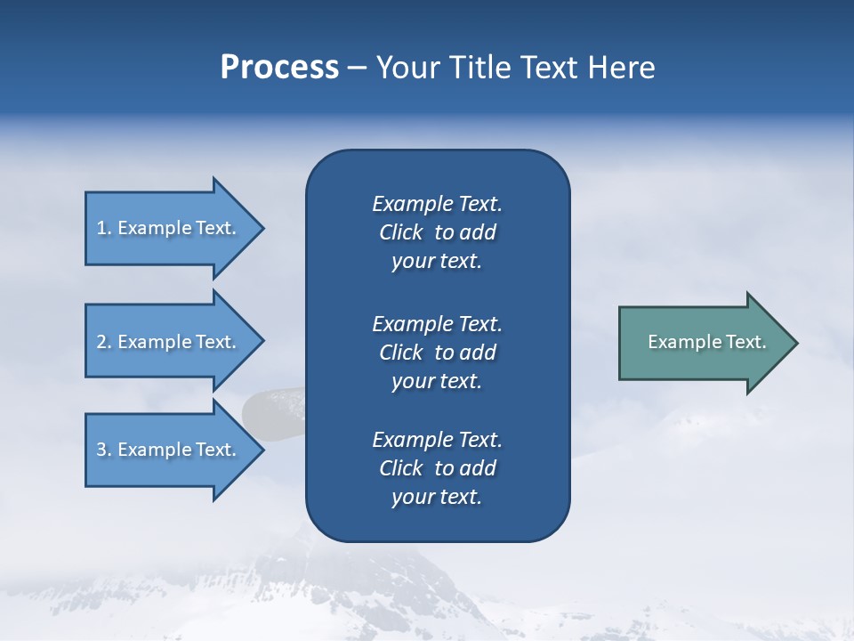 Snowboarder Jumping High In The Air PowerPoint Template