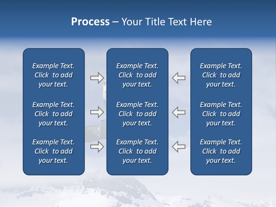 Snowboarder Jumping High In The Air PowerPoint Template