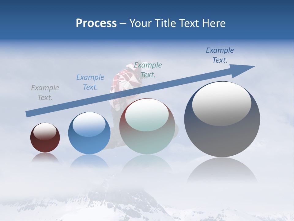 Snowboarder Jumping High In The Air PowerPoint Template