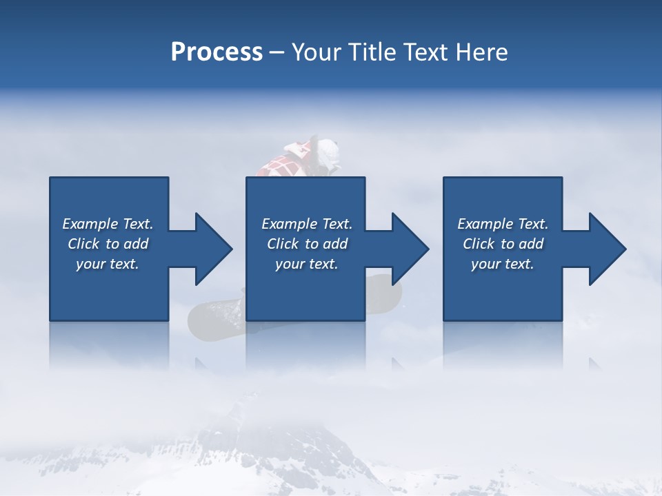 Snowboarder Jumping High In The Air PowerPoint Template