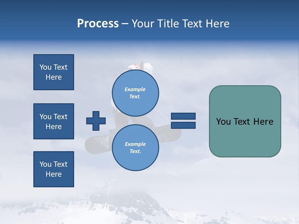 Snowboarder Jumping High In The Air PowerPoint Template