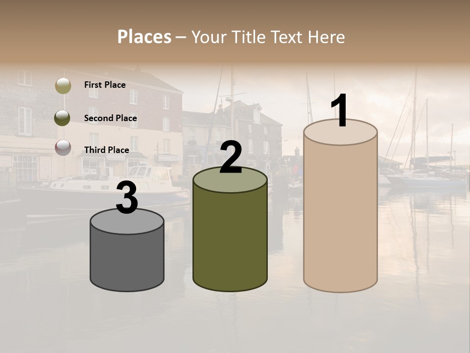 Padstow Harbour, Cornwall, Uk PowerPoint Template