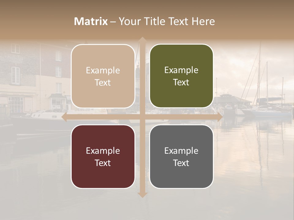 Padstow Harbour, Cornwall, Uk PowerPoint Template