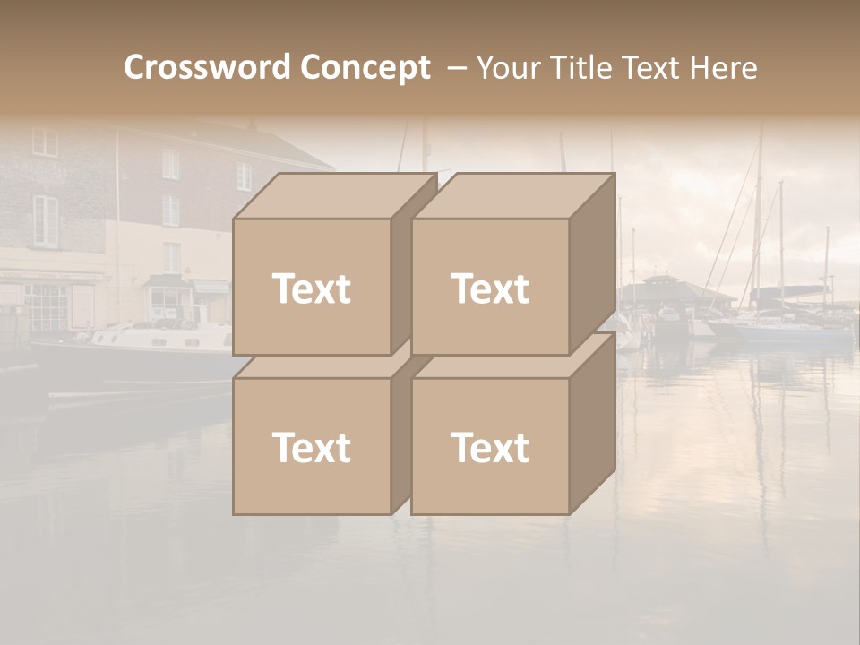 Padstow Harbour, Cornwall, Uk PowerPoint Template