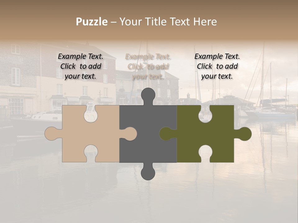 Padstow Harbour, Cornwall, Uk PowerPoint Template