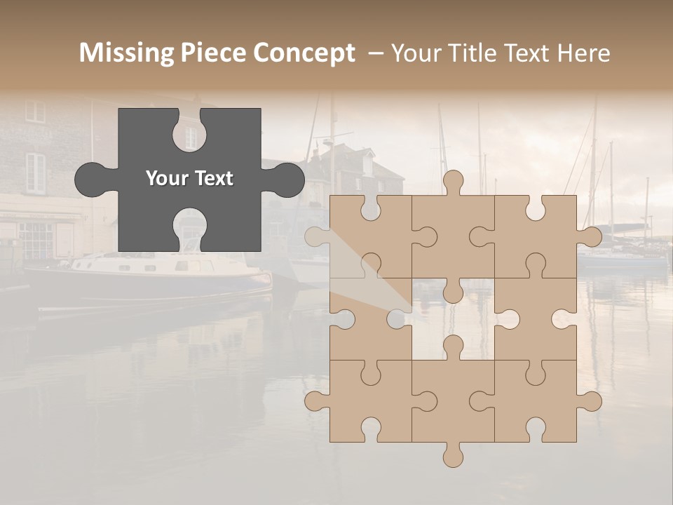 Padstow Harbour, Cornwall, Uk PowerPoint Template