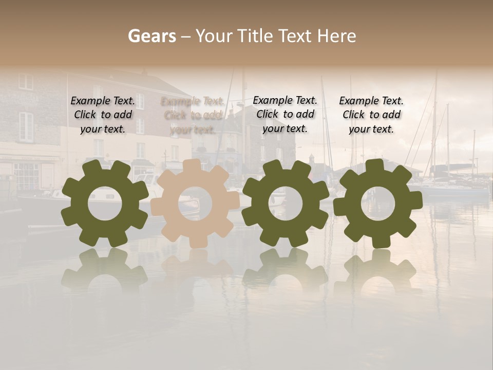 Padstow Harbour, Cornwall, Uk PowerPoint Template