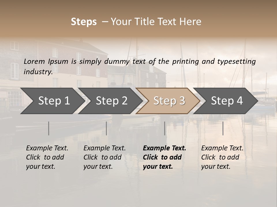 Padstow Harbour, Cornwall, Uk PowerPoint Template