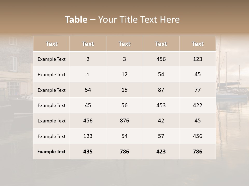 Padstow Harbour, Cornwall, Uk PowerPoint Template